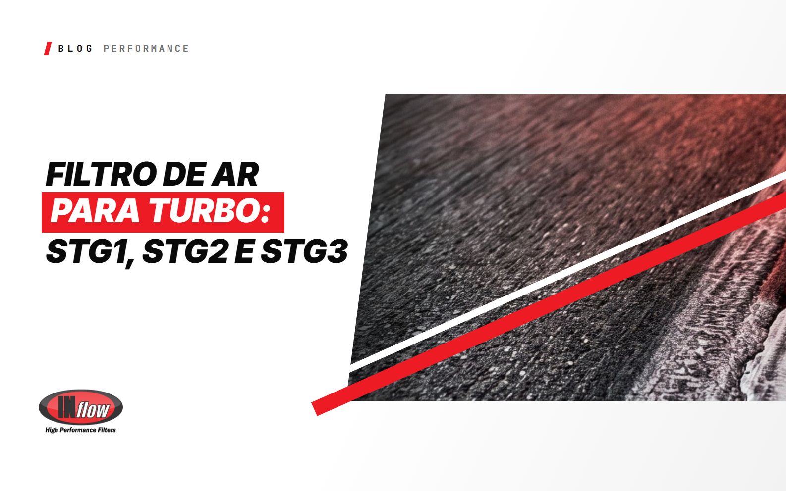 Filtro de Ar para Carro Turbo: STG1, STG2 e STG3